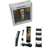 Rasierer Profi-Haarschneider in Schwarz-Gold USB-aufladbar Multifunktionales Schneidegerät mit leistungsstarkem Motor und Edelstahlklingen - Midyatmarkt