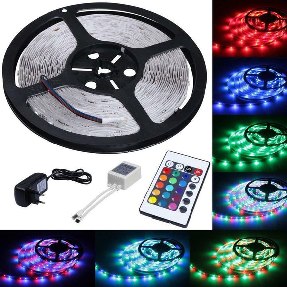 LED Strip Lichtstreifen 5M mit Fernbedienung - Midyatmarkt